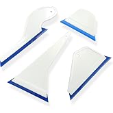 NBTOOL 4 in 1 Window Tint Tools Handle Squeegee with Blue PU Bevel Blade,Side Swipe Wiper Window Tint Squeegee Vinyl Squeegee Tinting Tools for Car Window Glass Film