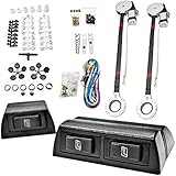 Biltek FULL COMPLETE CAR TRUCK 2 WINDOW AUTOMATIC POWER KIT WITH 3 SWITCHES KIT