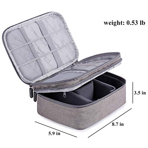 Rownyeon Makeup Train Cases Travel Makeup Bag Waterproof Portable Cosmetic Cases Organizer Mini with Adjustable Dividers for Cosmetics Makeup Brushes Toiletry Jewelry Digital Accessories Small 5 Rownyeon Makeup Train Cases Travel Makeup Bag Waterproof Portable Cosmetic Cases Organizer Mini with Adjustable Dividers for Cosmetics Makeup Brushes Toiletry Jewelry Digital Accessories Small