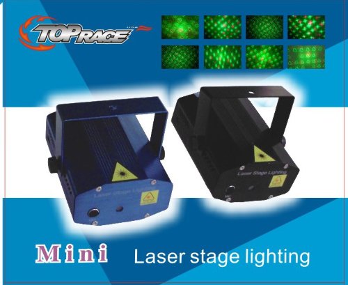 Top race 20 patterns led mini stage light laser project…