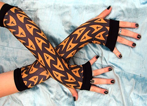 Star Trek Arm Warmers Fingerless Gloves For Cosplay Costumes - Image 5