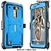 COVRWARE AEGIS Series CASE for LG K10 / LG Premier LTE with Built-in Screen Protector Heavy Duty Full-Body Rugged Holster Armor Case Belt Swivel Clip, Kickstand - Blue
