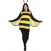 XXLOG Bumble Bee Costume for Women Funny Animal Christmas Costumes Adult with Headband Wings