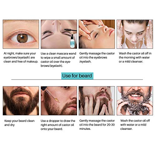 shamrock58 Pansly Enhanced Version of Beard Hair Eyebrows and Eyelashes Nourishment Light Blue (Light Blue)