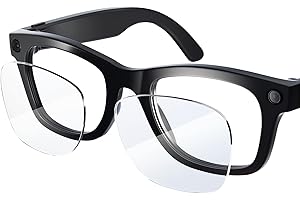 CERCGVEL Replacement Lenses Compatible with Ray-Ban Meta Wayfarer (Gen 2, RW4012-50mm and Gen 1, RW4006-50mm) Smart Glasses