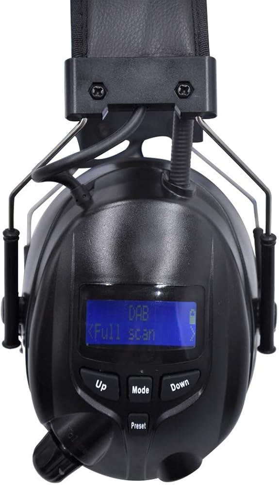 PROTEAR Bluetooth DAB+/FM Radio Ear Defenders,with Large Capacity Rechargeable Lithium Battery,for Workshop,Garden,Mowing,Sawing,Construction,Tractor Driving,SNR 30dB - Image 3