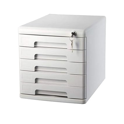 Chse U Box Desktop File Cabinet 5 Layer With Lock Plastic Drawer