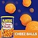 PLANTERS Cheez Balls 2.75 oz. Canister - Nostalgia Flavor Cheese Snack - Shareable Snacks for Adults & Snacks for Kids - Bulk Snacks - Great Movie Snacks & Game Day Snacks - Kosher