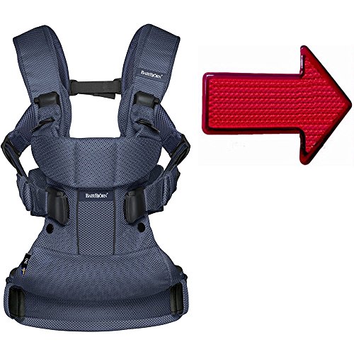 Baby Bjorn Baby Carrier One Air With Safety Reflector - Navy Baby Bjorn Baby Carrier One Air With Safety Reflector - Navy