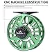 Maxcatch Fly Fishing Reel with CNC-machined Aluminum Body Avid Series Best Value - 1/3, 3/4, 5/6, 7/8, 9/10 Weights(Black, Green, Blue, Silver, Black&Silver) (Green, 7/8 wt)