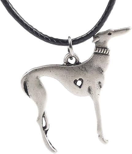 Amazon エレガントな座っているイタリア語グレイハウンド犬ネックレス動物ペンダントi Love My Dog Memorialギフトgreyhound Rescue 1263 ネックレス 通販