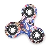 Cagema Anxiety and Stress Relief Fidget Spinner Fidgeteer EDC Toy Perfect Gift For ADD, ADHD, Anxiety, and Autism Person (zPink Skull)