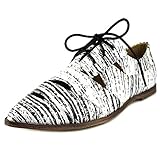 Matisse Cha-Cha Round Toe Synthetic Oxford
