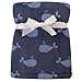 Hudson Baby Unisex Baby Super Plush Blanket, Whale, One Size