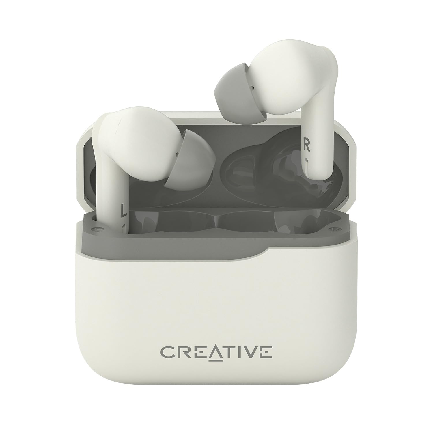 CREATIVE Zen Air Plus Lightweight True Wireless In-Ears with Bluetooth LE Audio, Hybrid Active Noise Cancellation, Ambient Mode, Up to 32 Hours Total Playtime, 6 Microphones