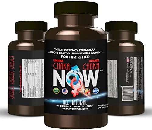 Chaka Chaka Now - Bottle (30 Tablets) is a supplement 100% natural and unique in the market, it is a “unisex” and is inhibitor of the phosphodiesterase type 5 enzyme (PDE-5) in charge of deactivating the nitric oxide vasodilator in almond-shaped 150mg pills. CHAKA CHAKA NOW™ is a unique supplement formulated with 10 plants, 1 amino acid and 4 vitamins.