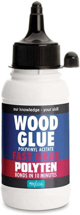 Polyvine Polyten Wood Adhesive 125ml Bottle CASEXREZ125, White - Image 3