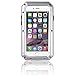 iPhone 6S Plus Case, Gorilla Glass Aluminum Alloy Shockproof Military Bumper Heavy Duty Cover Shell Case for iPhone 6/6S Plus 5.5'' (Silver)