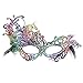 FaceWood Masquerade Mask for Women Ultralight Handmade Lace Mask Venetian Party Prom Ball (Queen-Color)