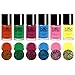 BMC 6pc Bright and Bold Nail Art Stamping Polishes - Winter Solstice Collection