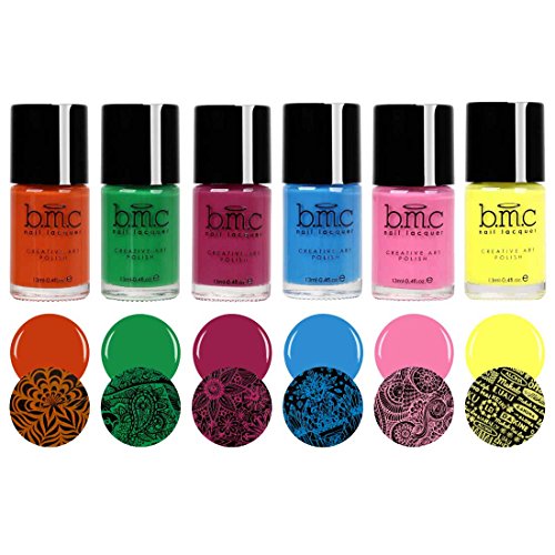 Maniology (formerly bmc) 6pc Bright and Bold Nail Art Stamping Polishes - Winter Solstice Collection Maniology (formerly bmc) 6pc Bright and Bold Nail Art Stamping Polishes - Winter Solstice Collection