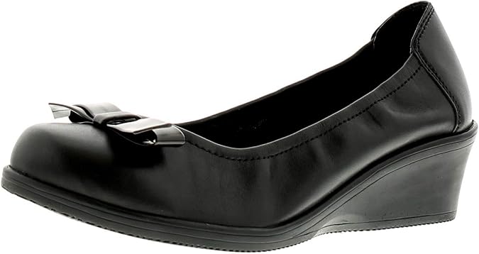 Heavenly Feet Lenox Womens Wedges Black 8 UK Amazon.co.uk