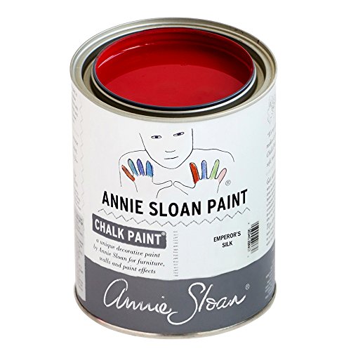 CHALK PAINT (R) by Annie Sloan – Decorative paint for furniture, cabinets, floors, home decor, and accessories – Water-based – Non-toxic – Matte finish (Quart - 32oz, Emperor's Silk)