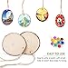 SOLEDI Natural Wood Slices 5-6cm/0.8cm 30Pcs