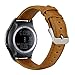iBazal Gear S2 Classic Bands 42mm, Vintage Gear S2 Classic Leather Band 20mm Replacement Strap for Samsung Galaxy Watch 20mm/Gear S2 Classic SM-R732/Gear Sport/Huawei Watch 2/Garmin Vivoactive 3-Brown