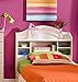 South Shore Summer Breeze Twin Headboard in White Wash Finish