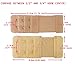 DoHope 3pcs Elastic Adjustable Bra Extender 2 Hook 3 Rows Narrow Bra Band Extension 3/4