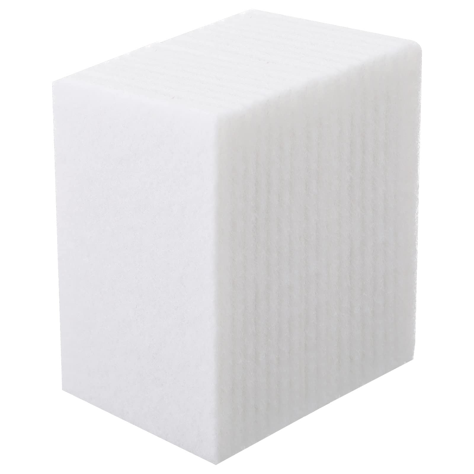 Photo 1 of 20 Pieces White Scrubbing Pad Non Scratch Scouring Pads Non Woven Scouring Sponge Multipurpose Abrasive Multi Surface Scrubber for Cleaning Polishing(4 x 6 Pulgadas)