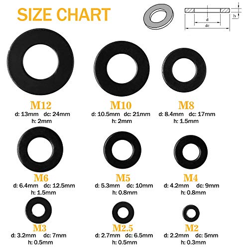 1 VIGRUE+Plated+Washers+Hardware+Assortment