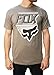 Fox - Mens Lander T-Shirt, Size: XX-Large, Color: DarkÂ Grey