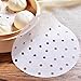 CONIE 12 Inch Steamer Paper Liners, Perforated Parchment Paper for Air Fryer Steaming Basket 100cts