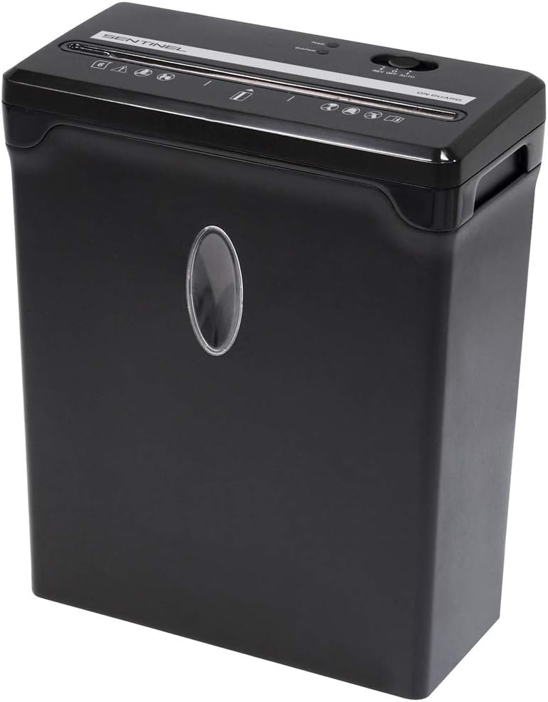 Sentinel Shredders FX62B 6-Sheet High Security Cross-Cut Paper Credit Card Shredder