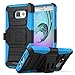 Galaxy A5 Case, MoKo Shock Absorbing Hard Cover Ultra Protective Heavy Duty Case with Holster Belt Clip + Built-in Kickstand for Samsung Galaxy A5 SM-A510F (2016) - Blue (NOT FIT Galaxy A5 2015)