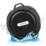 Mobility® AquaPlay Waterproof Bluetooth Speaker - Best Portable, Outdoor, and Shower Speaker - Wireless and Bluetooth 2.1 + EDR Technology - Black