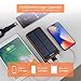 Solar Charger 15000mAh Portable Power Bank with Dual USB Ports Waterproof External Battery Charger with 15 LED Lights for Cell Phone Tablet Camera GPS Camping Outdoors and Emergency