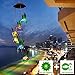 Solar Wind Chimes, FC-Fancier [2019 Upgrade] Charging by USB and Solar Energy Solar Hummingbird Wind Chime Color Changing Solar Mobile Wind Chime Outdoor Mobile Hanging Patio Light
