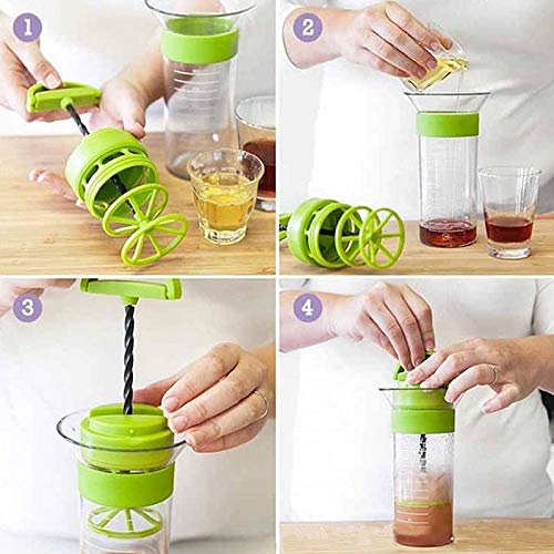 Indoor Cook - Sauces Universal Mixer Dressing Frother Whisk Salad Liquid Seasoning Cream Egg Whites Gadget - Hand Cooker Make Egg Fruit Cooked Liquid Pepper Steel Salad Stirrer Kitchen Spice - Thumbnail 5