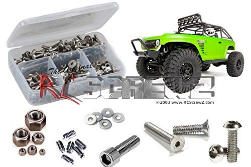 RCScrewZ Axial SCX10 DeadBolt RTR Stainless Steel Screw Kit #axi016