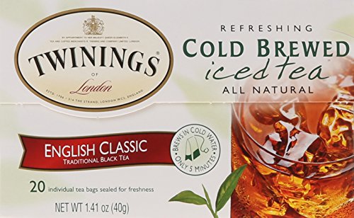 Click Here to See More Images Twinings English Classic Cold Brewed Tea, 20 Count