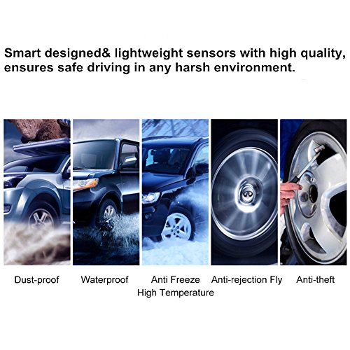 INFITARY RV TPMS Tire Pressure Monitoring System Wireless Car Bus RV Truck Trailer TPMS Real