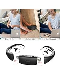 Tayogo   Auriculares inalámbricos de 8 GB para practicar deportes bajo el agua con Bluetooth para natación, buceo, correr con funda de transporte, Negro mate