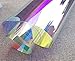 Moyishi 17.7''x39.3'' Glossy Laser Rainbow Peel and Stick Adhesive Wraps Art Decorations DIY