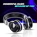 Active Noise Cancelling Headphones, USTEK Bluetooth Over Ear Headphones with 30 Hours Playtime and Built-in Microphone，Comfortable Protein Earpads for Travel Work-Blackthumb 1