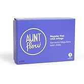 Aunt Flow #4 Vended Pad with Wings (Case of 250 Individually Boxed Napkins) Universal Fit - Regular Absorbency, Eco-Friendly