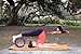 Stretching Yoga Wheel - Supports Warm Ups, Poses, Backbends - Extra Wide Dharma Wheel Prop With Double Sided Padding For Maximum Comfort and Support - Use At Home, Gym or Studio - From Clever Yoga