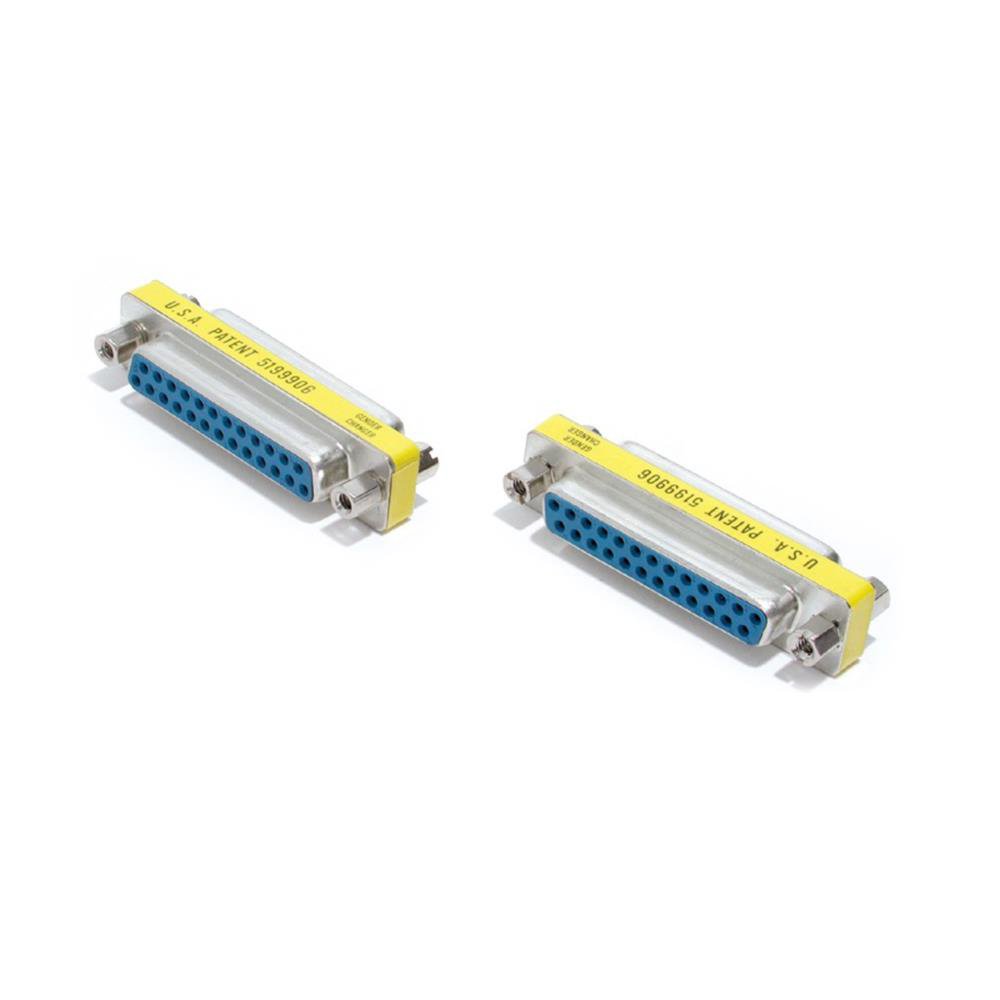 StarTech.com GC25SF DB25 Slimline Gender Changer F/F, Serial/Parallel Gender Changer, DB-25 (F) to DB-25 (F)